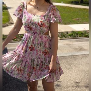 Floral Cutout Sundress